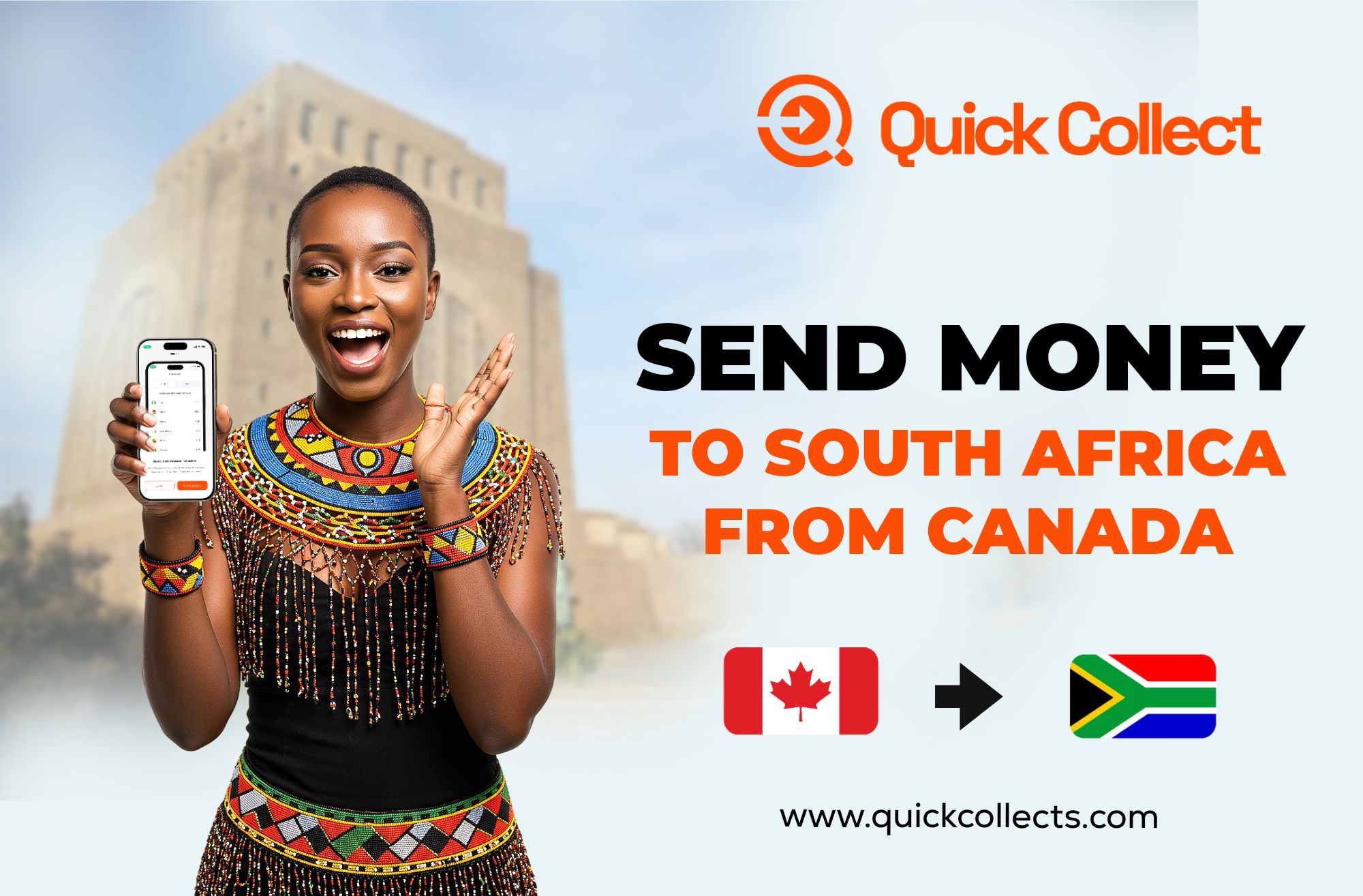 send money to south africa from canada
